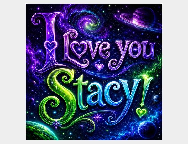 Cosmic love for Stacy by Press Rex