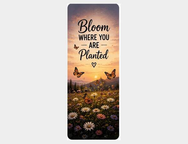 Bloom Where You Are Planted by Press Rex
