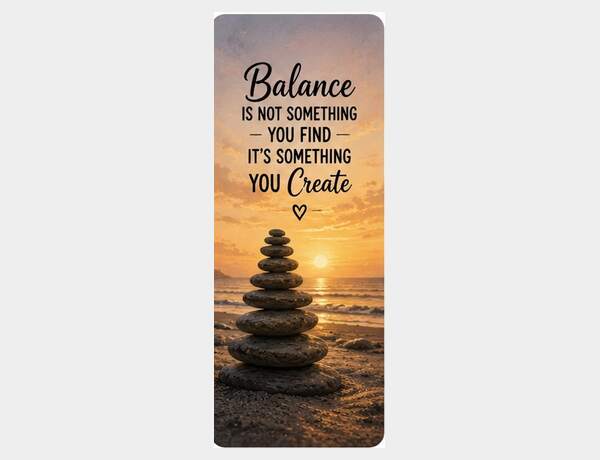 Balance Is Something You Create by Press Rex