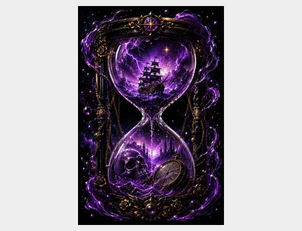 Cosmic hourglass of time and decay by Press Rex