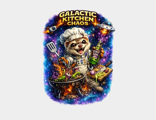 Galactic cooking adventure in space by Press Rex