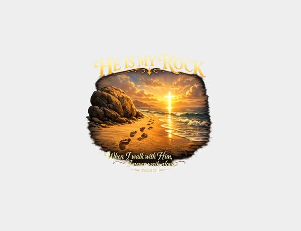 He is my rock at sunrise by Press Rex