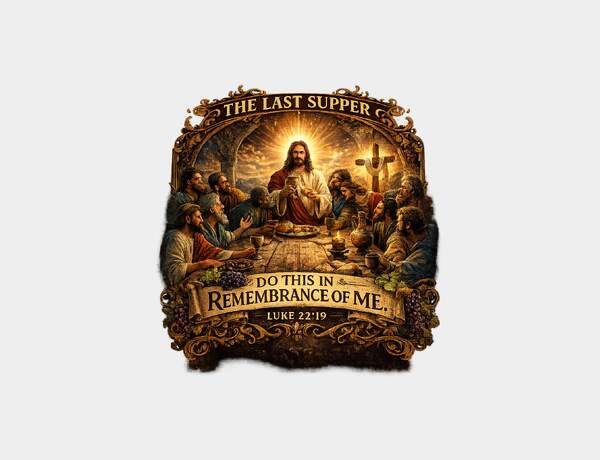 The Last Supper · Golden-Light Artwork by Press Rex