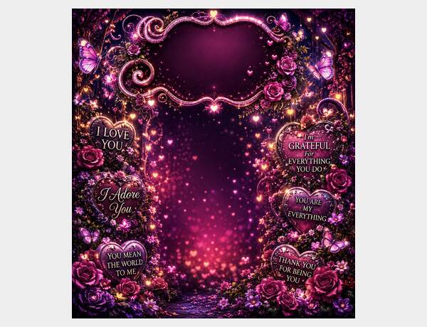 Enchanted Hearts of Gratitude by Press Rex