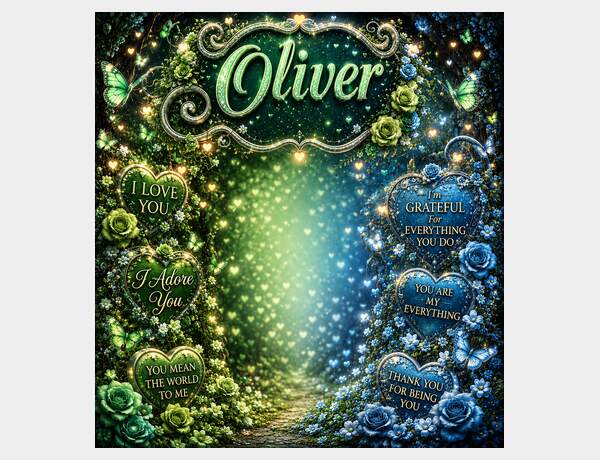 Oliver's Enchanted Garden of Hearts by Press Rex