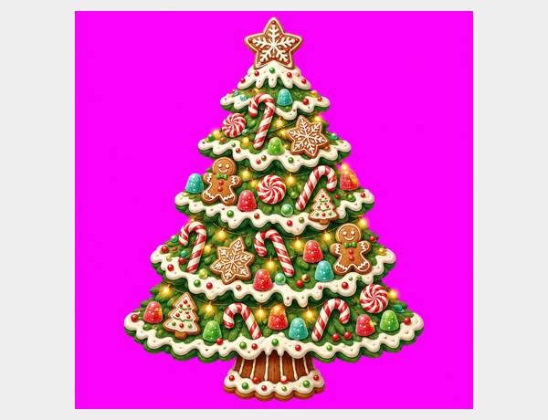 Whimsical Candyland Christmas Tree by Press Rex
